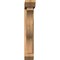 Ekena Millwork Funston Slat Smooth Bracket w/ Offset Brace, Western Red Cedar, 5 1/2"W x 22"D x 34"H BKT0604X22X34FST06SWR - alternate 4